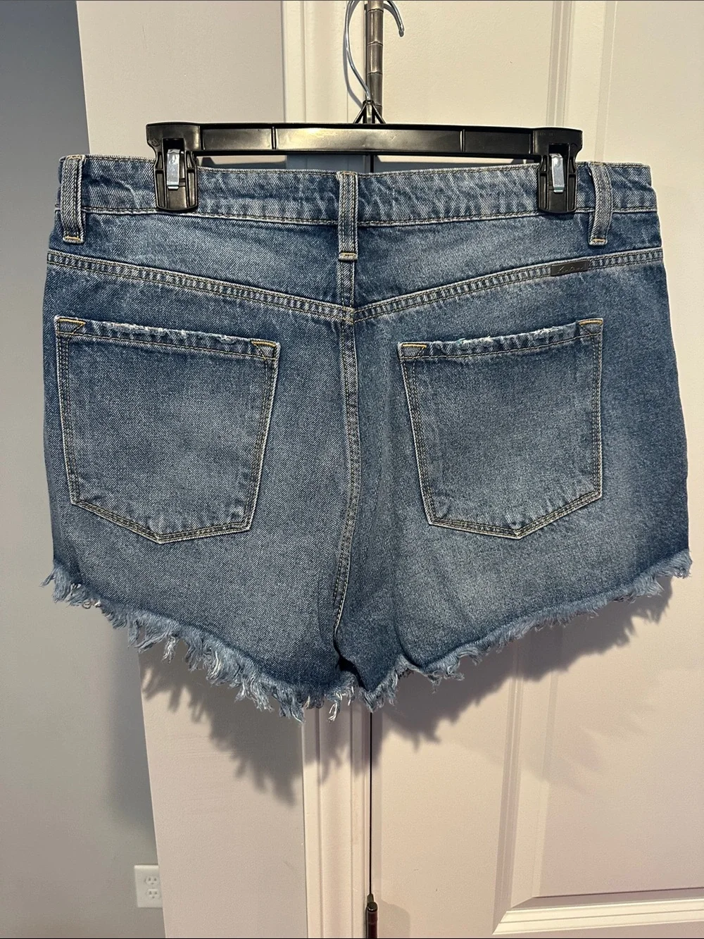KanCan Blue Distressed Denim Jean Shorts